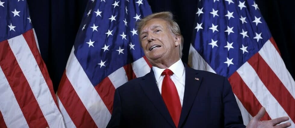 Donald Trump appelle ses votants à manifester ce mardi.  - Credit:ANNA MONEYMAKER / GETTY IMAGES NORTH AMERICA / Getty Images via AFP
