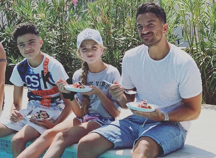 Peter Andre has signed his children, Junior and Princess, up for a new cooking show on 'Lorraine' (Peter Andre/Instagram)