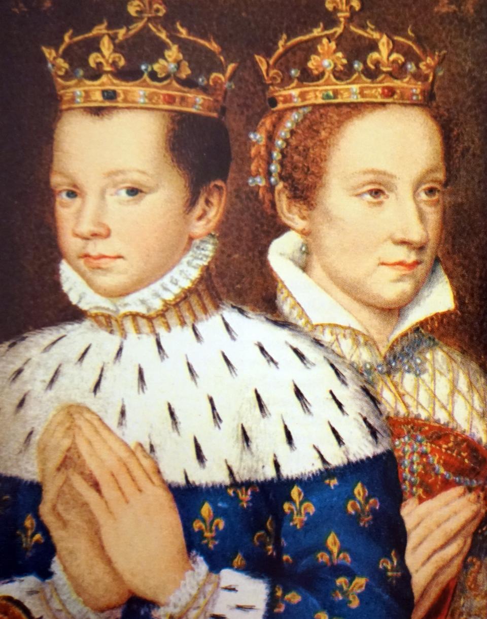 Mary with her first husband, Francis II, King of France