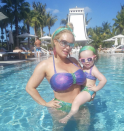 <p>Work it girls! Ice-T’s beautiful ladies continued their matching streak as they showed off some of their best moves while on vacation. “Striking more poses on our third day in Bahamas!” the mama wrote, as her 2-year-old daughter proved she had her moves down pat. “Chanel went rockin our mermaid suits bathing suits.” (Photo: <a rel="nofollow noopener" href="https://www.instagram.com/p/Bf9dTd6F5YE/?taken-by=coco" target="_blank" data-ylk="slk:Coco via Instagram;elm:context_link;itc:0;sec:content-canvas" class="link ">Coco via Instagram</a>) </p>