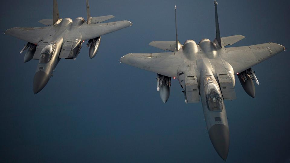 F-15C Eagles. (U.S. Air Force photo by Staff Sgt. Keifer Bowes)