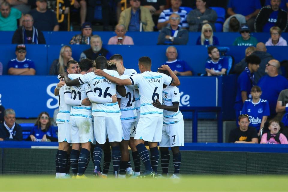 Jorginho scored from the spot as Chelsea ended their Goodison Park hoodo  (AFP via Getty Images)