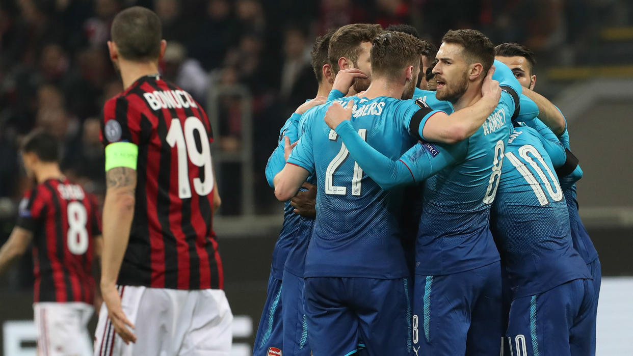 Arsenal surprised many by going into the San Siro and beating in-form AC Milan in the Europa League. (Goal.com)