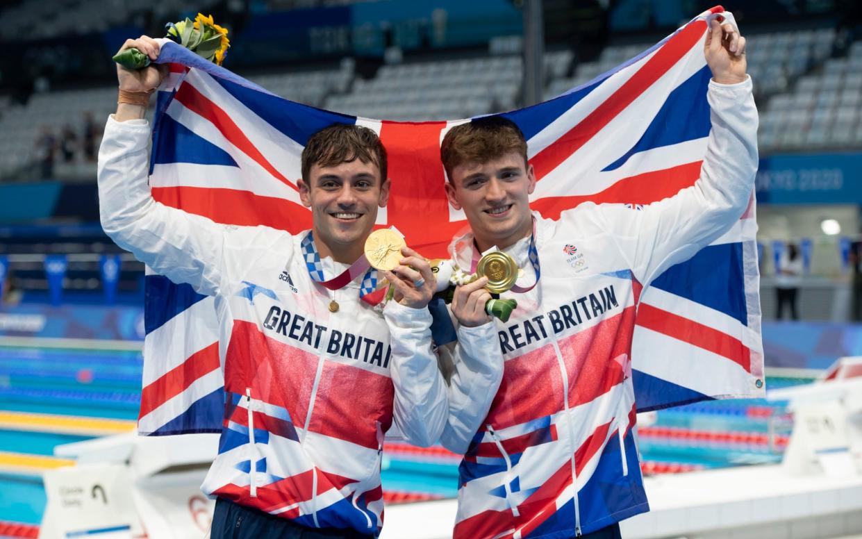 Diver Tom Daley finally got his hands on an Olympic medal, winning the 10m synchro platform event alongside Matty Lee