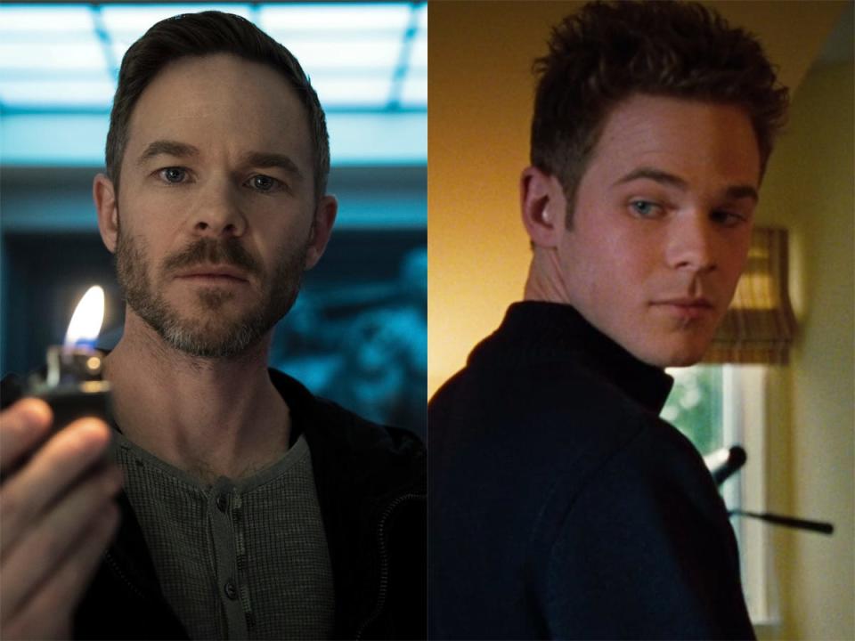 On the left: Shawn Ashmore as Lamplighter on season two of "The Boys." On the right: Ashmore as Bobby Drake/Iceman in "X2: X-Men United."