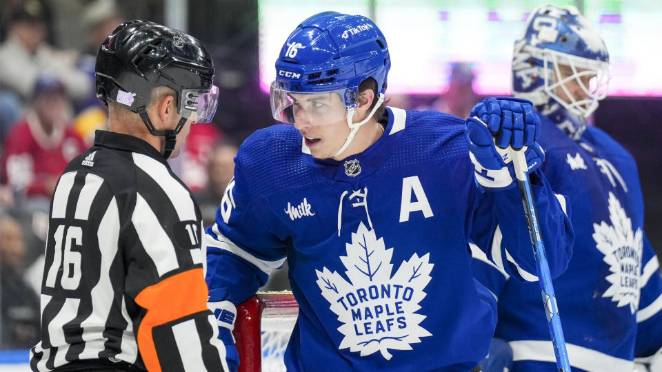 Debunking the Maple Leafs-officiating bias myth. (Getty)