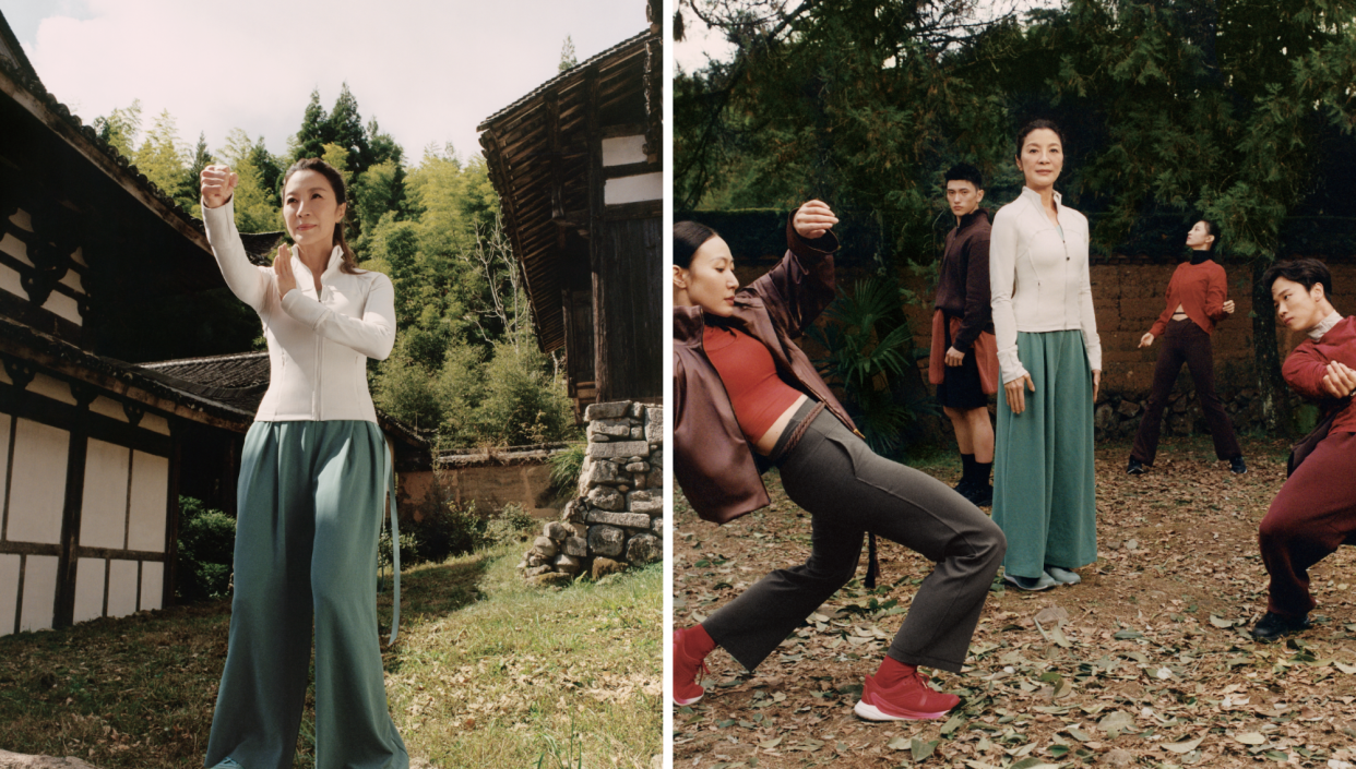 Michelle Yeoh is the ambassador for Lululemon's Lunar New Year capsule to usher in the Year of the Dragon. PHOTO: Lululemon