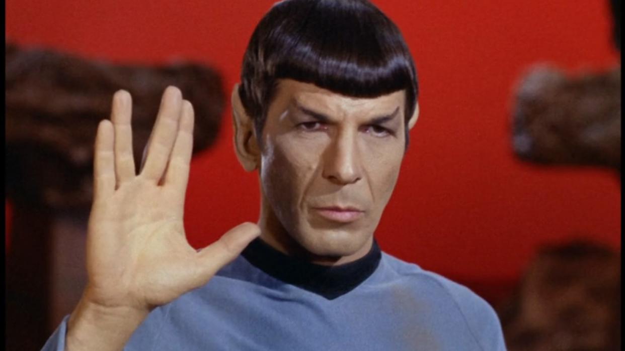  Spock in Star Trek. 