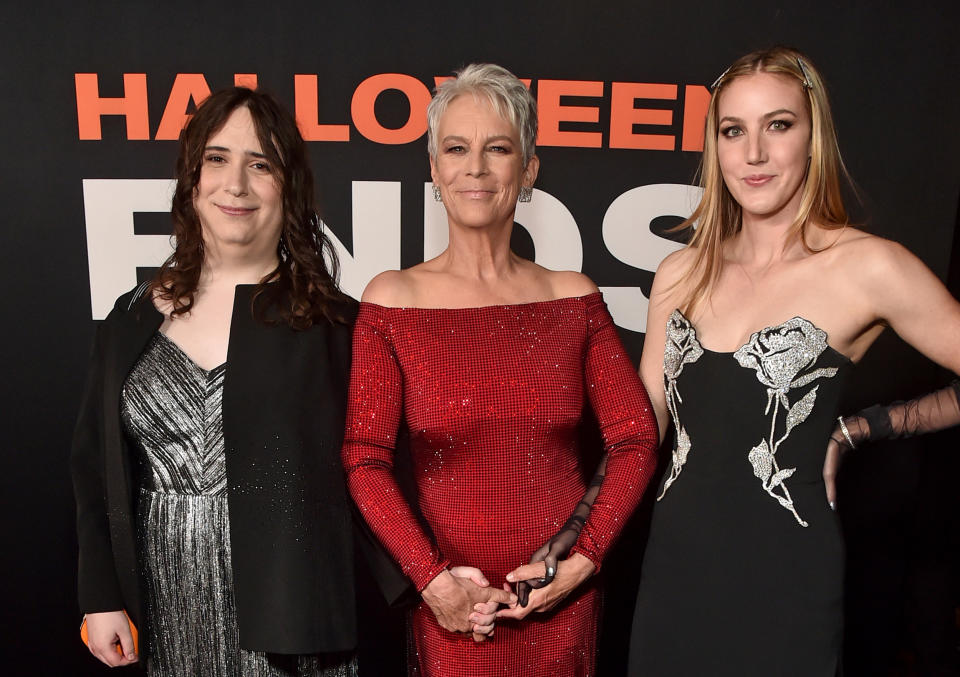 Annie Guest, Jamie Lee Curtis, and Ruby Guest (Alberto Rodriguez / GA / The Hollywood Reporter via Getty Imaages)