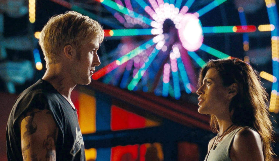 The Place Beyond the Pines. Ryan Gosling, Eva Mendes, 2012 (Everett Collection)
