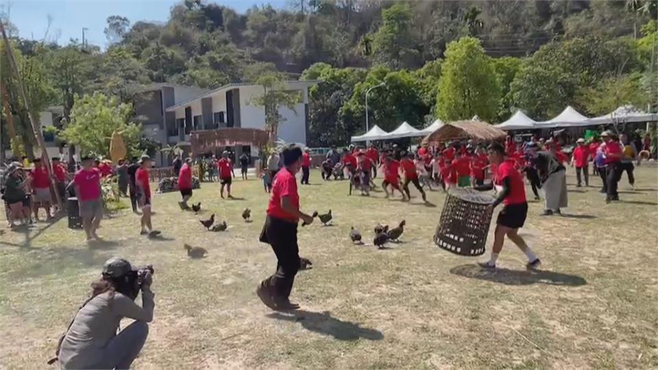 不只要抓山豬還要鋸木頭　高雄茂林部落祈雨祭熱鬧登場