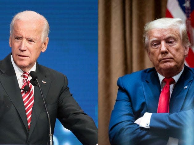 Joe Biden, Donald Trump