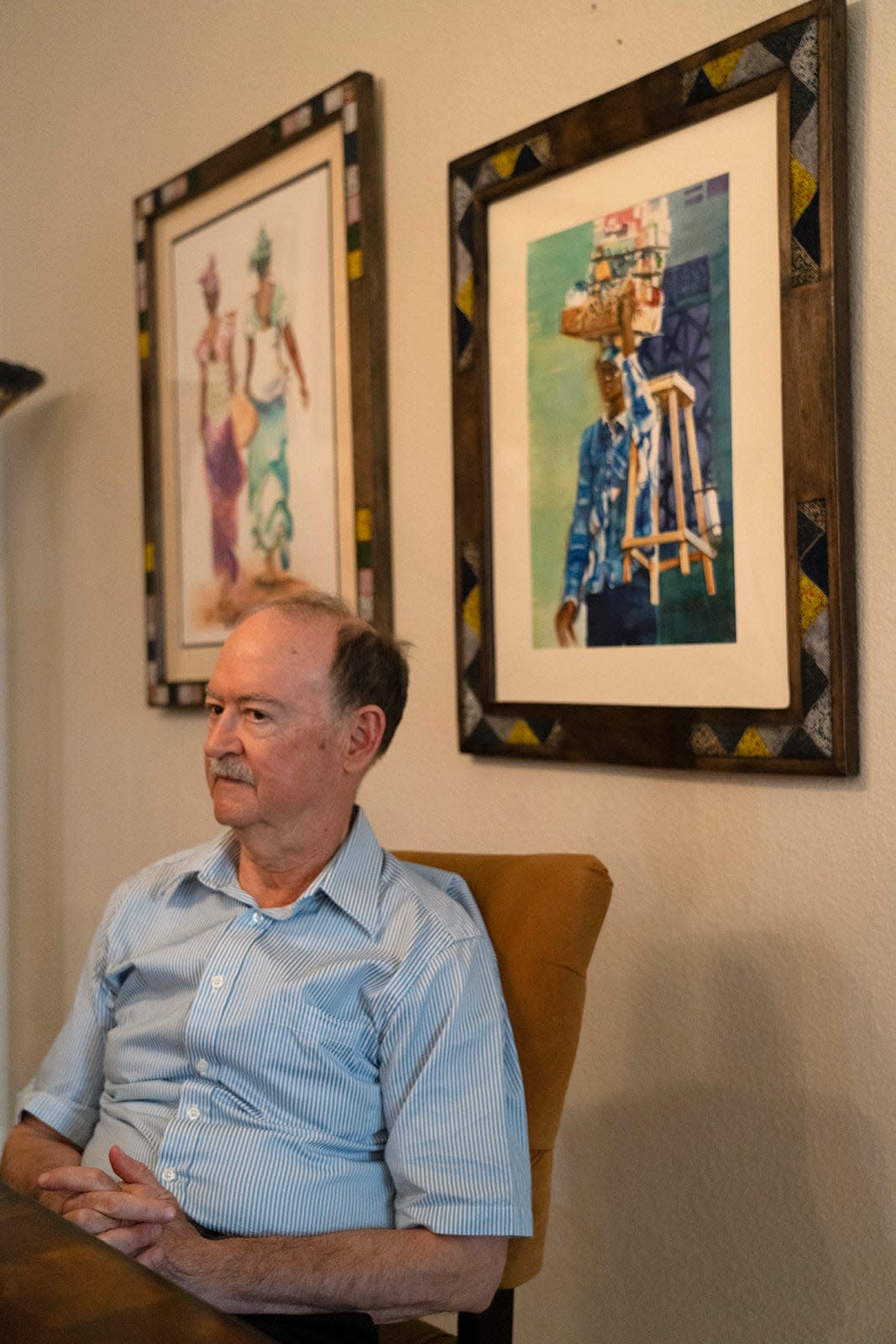 Joe Stafford discusses his time as a diplomat while at his home. He shared some wisdom about the recent coup in Niger, one of the countries where he was posted.