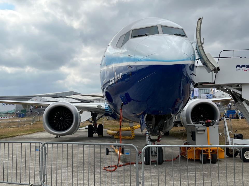 Boeing 737 MAX 10 test aircraft.