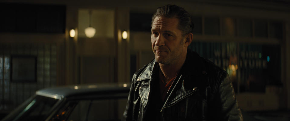 Tom Hardy as Danny in The Bikeriders