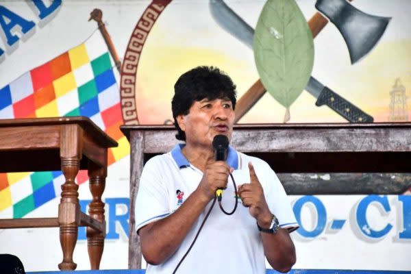 En redes sociales circula una foto sobre la supuesta captura del expresidente de Bolivia, pero esto es desinformación. 