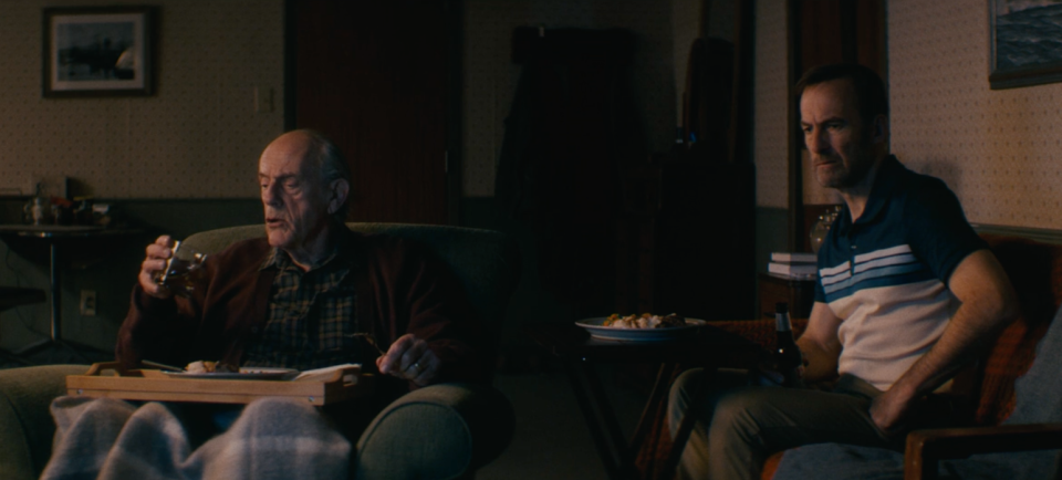 Christopher Lloyd and Bob Odenkirk in Nobody. (Universal Pictures)