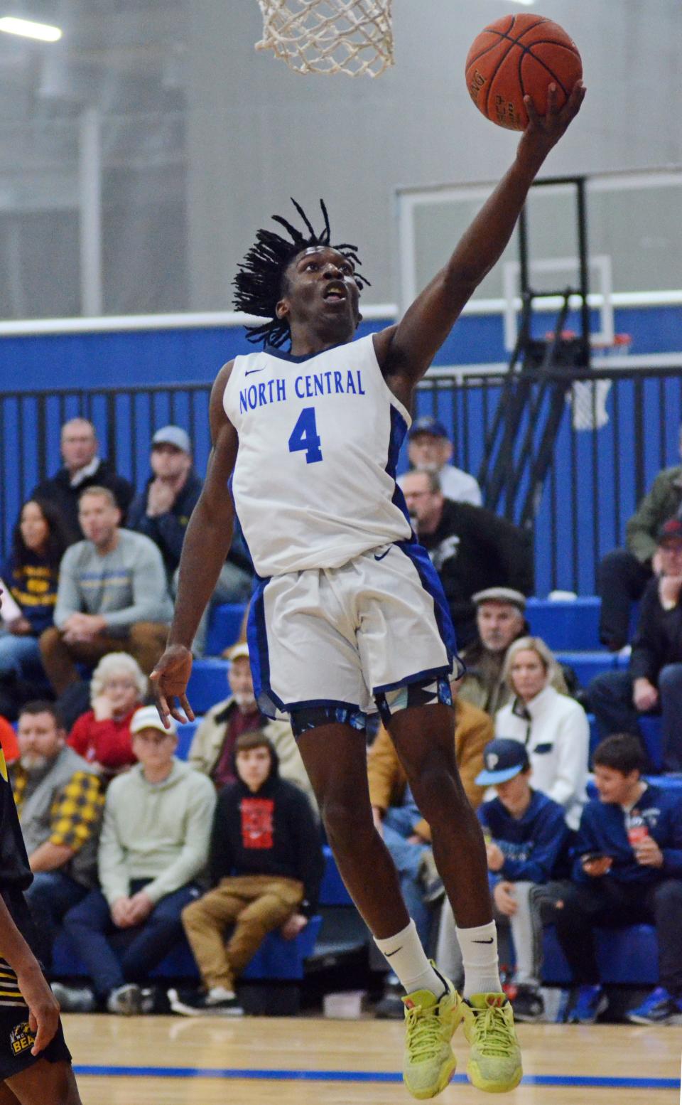 North Central guard Josh Adim scored a season-high 27 points with five 3-pointers against the visiting Lake Superior State University JV this week.