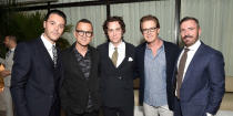 <p>Toasting the best of American menswear with editor in chief Jay Fielden, SVP and publishing director Jack Essig, CFDA chief executive Steven Kolb, and actor Jack Huston. Plus, a bunch of familiar faces like John Varvatos, Kyle MacLachlan—and at least one supermodel.</p>