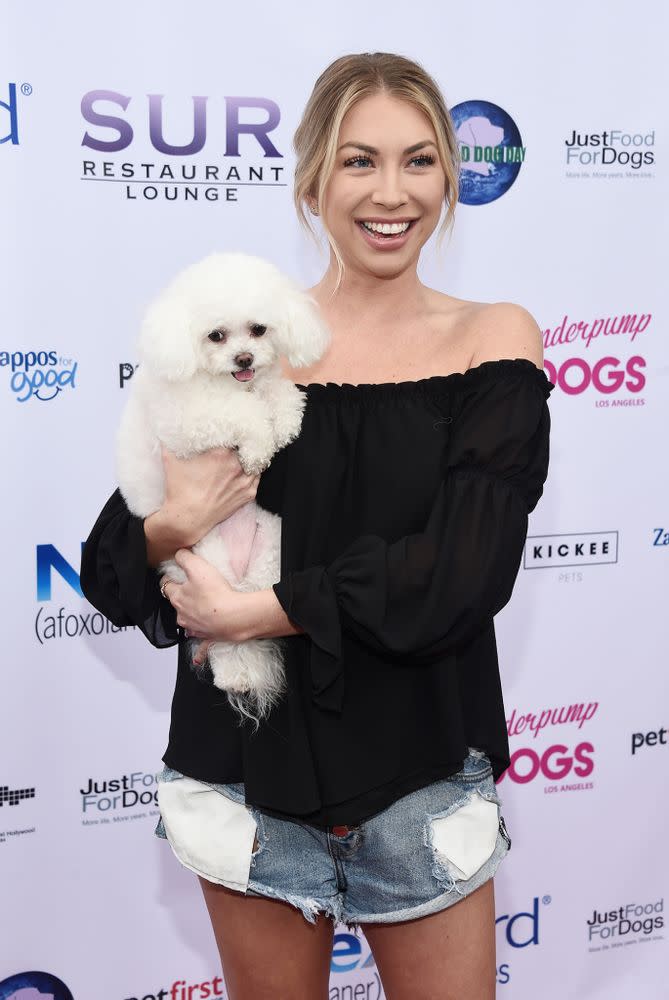 Stassi Schroeder and her dog Luda