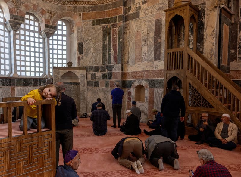FILE PHOTO: Chora Museum or Kariye Mosque re-opens its doors to visitors and worshippers in Istanbul