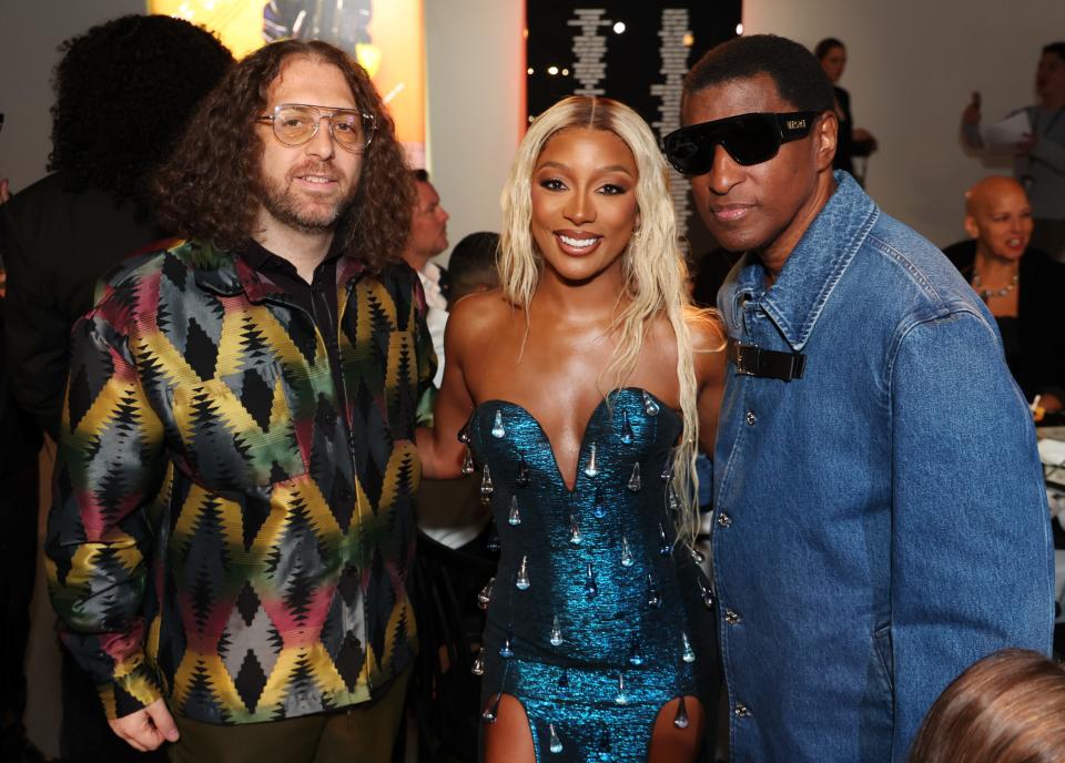 Jeff Gitelman, Victoria Monet, and Babyface attend Variety's Hitmakers presented by Sony Audio on December 02, 2023, in Hollywood, California.