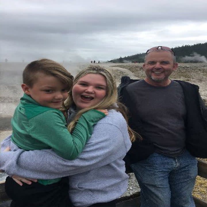 JJ Vallow, Tylee Ryan, and Alex Cox at Yellowstone National Park on the last day Tylee was seen alive; JJ Vallow on the day he was last seen alive