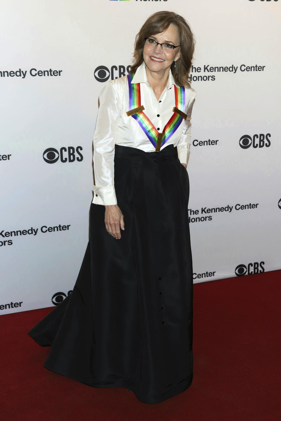 2019 Kennedy Center honoree Sally Field attends the 42nd Annual Kennedy Center Honors at The Kennedy Center, Sunday, Dec. 8, 2019, in Washington. (Photo by Greg Allen/Invision/AP)