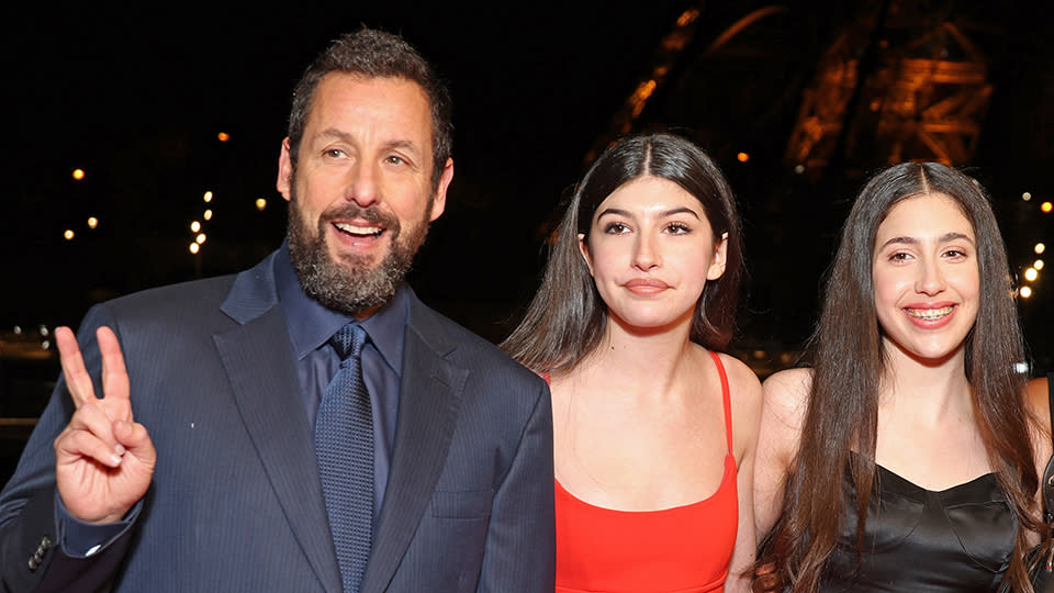 Adam Sandler, Sunny Sandler, Sadie Sandler 