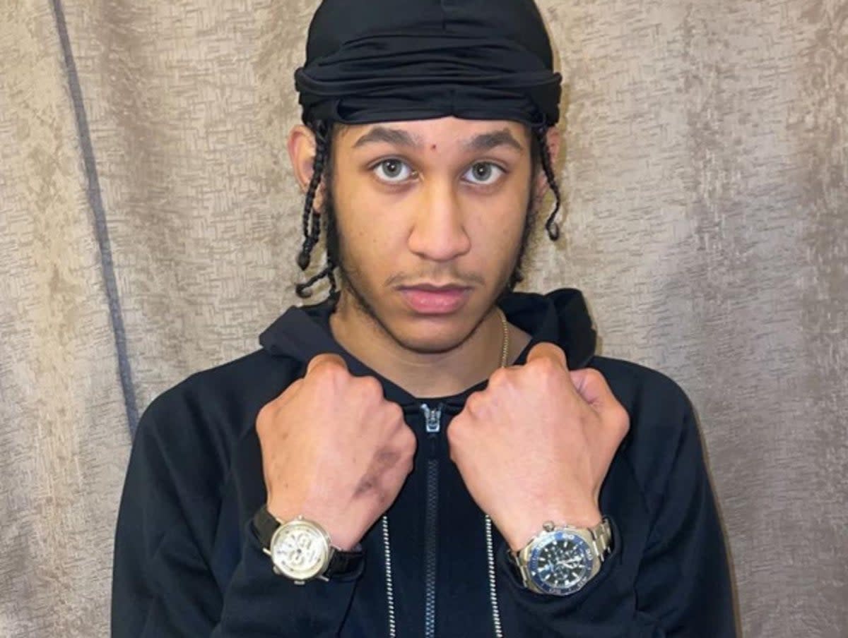 Roshan Clark, one of the infamous ‘Rolex Rippers’, was caught by a picture of him posing with stolen watches (Met Police)