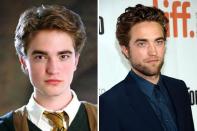 <p><b>Antes:</b> O londrino Pattinson superou Henry Cavill no teste para o papel de Diggory em ‘O Cálice de Fogo’. Antes disso ele esteve no elenco de ‘Feira das Vaidades’. <b>Agora: </b>O ator protagonizou a franquia ‘Crepúsculo’, em uma atuação que o transformou em uma das maiores estrelas do cinema em todo o mundo. Desde então Pattinson passou a investir no cinema independente, e pode ser visto na nova versão de ‘The Childhood of a Leader’.</p>