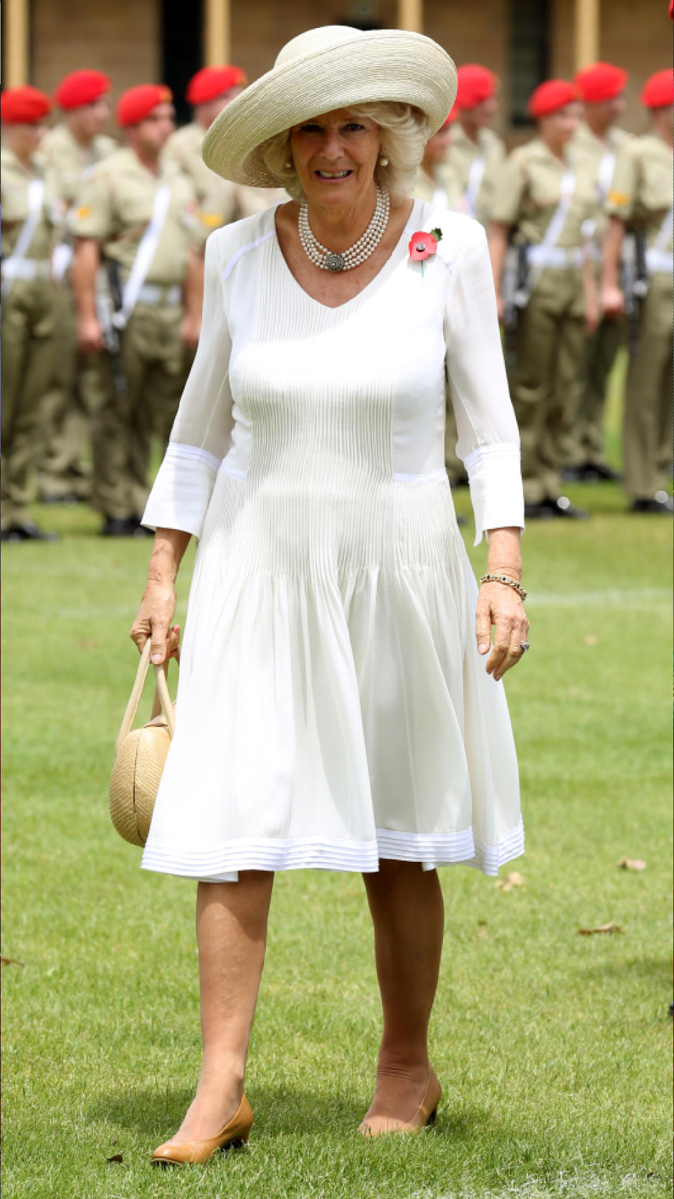 The classic white dress