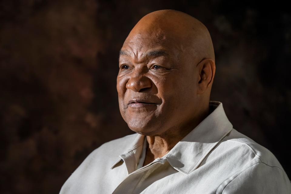 The real deal. George Foreman in a USA TODAY portrait.