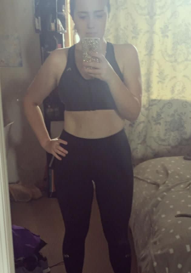 As well as having an amazing body, Zoe's mental health has improved dramatically. Source: Supplied