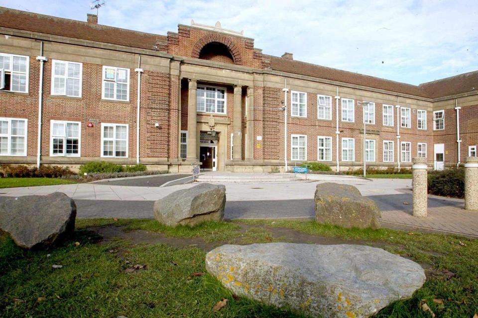 Clacton County High school, in Essex. (Clacton Gazette / SWNS.com)