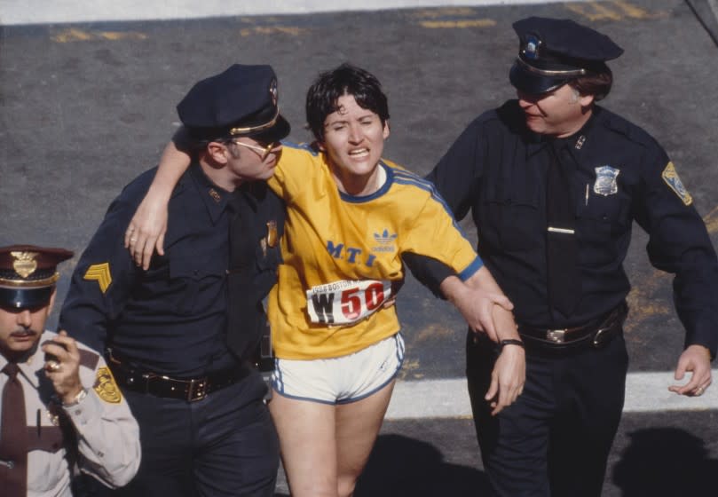 Rosie Ruiz Finishes Boston Marathon