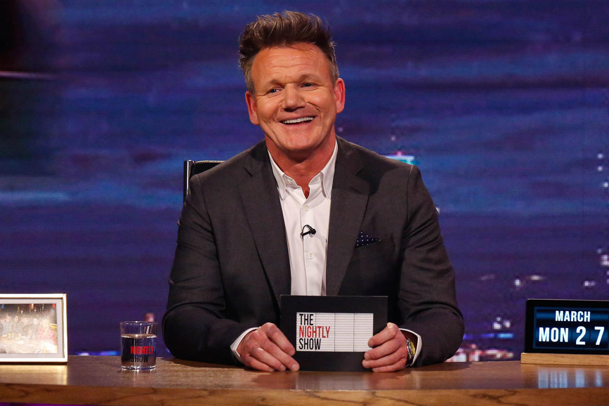 Swear jar: Gordon Ramsay dropped the f-bomb 16 times in his first Nightly Show: ITV/Second Act Productions