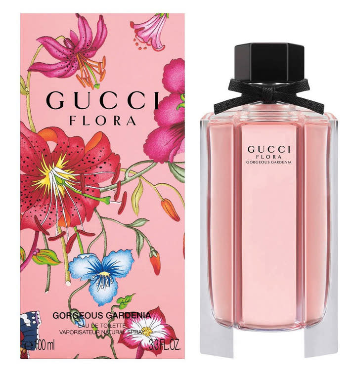Flora Garden Gorgeous Gardenia perfume Myer stock image