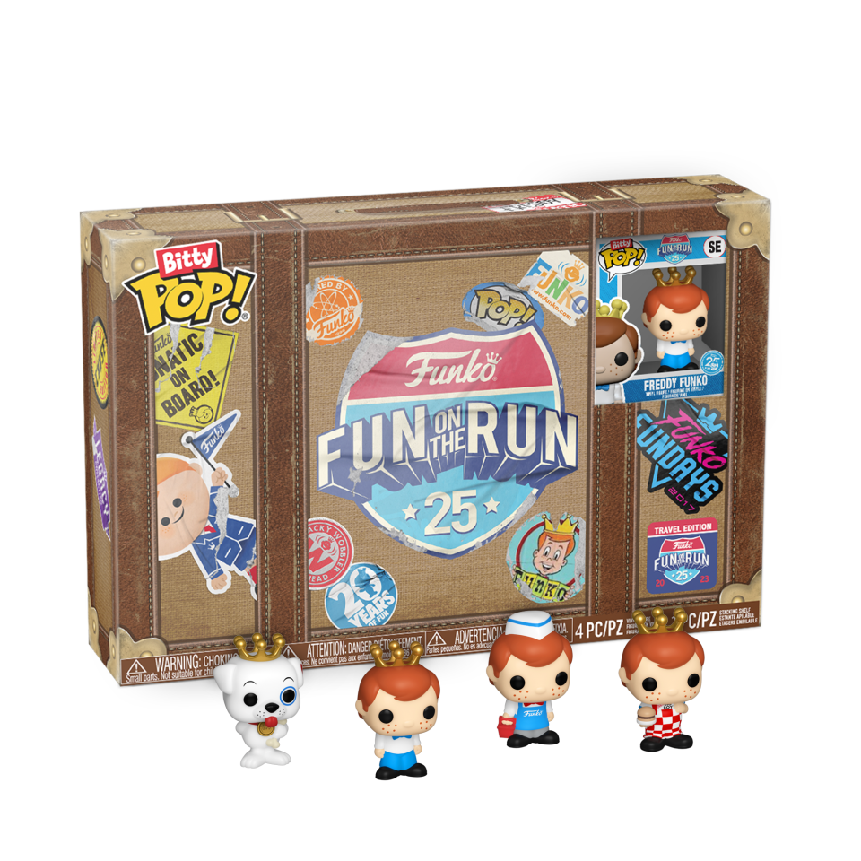 Funko Fun on the Run Bitty Pops will be debuting at WonderCon as part of the toy company's 25th anniversary panel. (Photo: Courtesy of Funko)