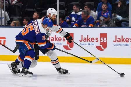 NHL: Edmonton Oilers at New York Islanders