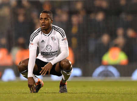 Soccer Football - Championship - Fulham vs Wolverhampton Wanderers - Craven Cottage, London, Britain - February 24, 2018 Fulham's Ryan Sessegnon at the end of the match Action Images/Tony O'Brien