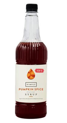 This sugar-free pumpkin spice syrup