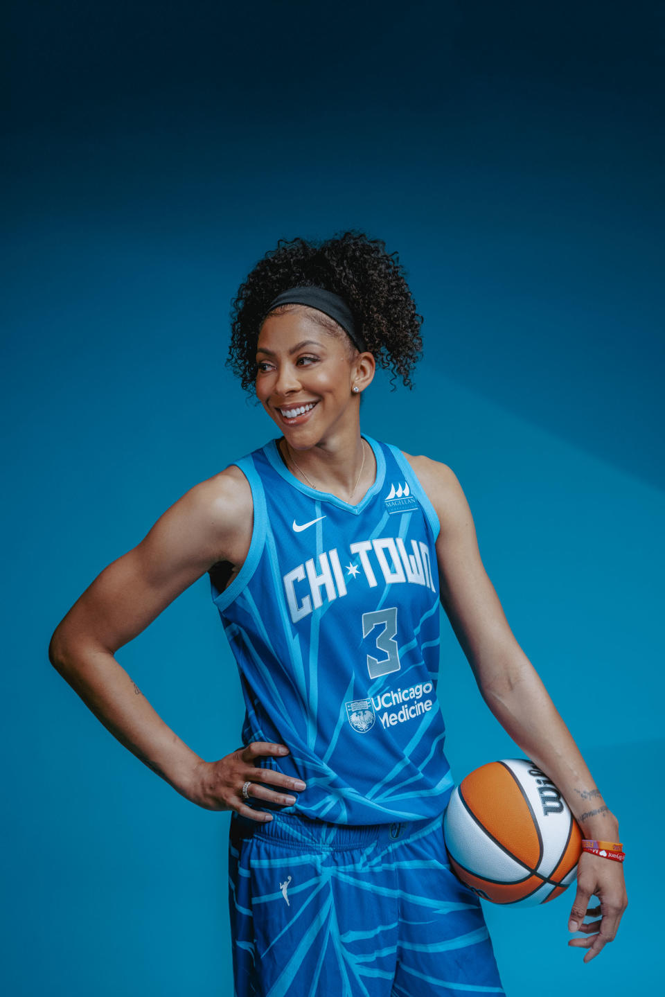 WNBA player Candace Parker photographed in Chicago, IL on May 12.