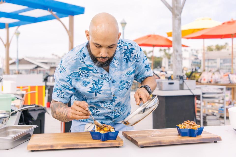 Pensacola chef Edward Lordman advances another round in Food Network six-week series "Beachside Brawl."