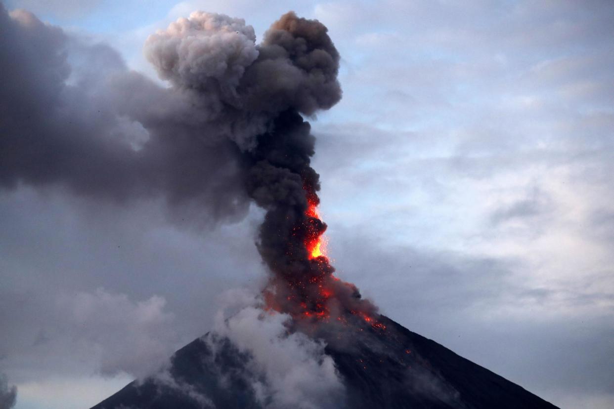 Mount Mayon spews ash over nearby towns: EPA