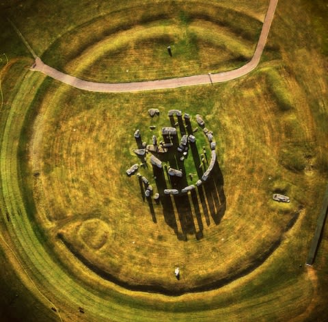 Stonehenge from the sky - Credit: Last Refuge