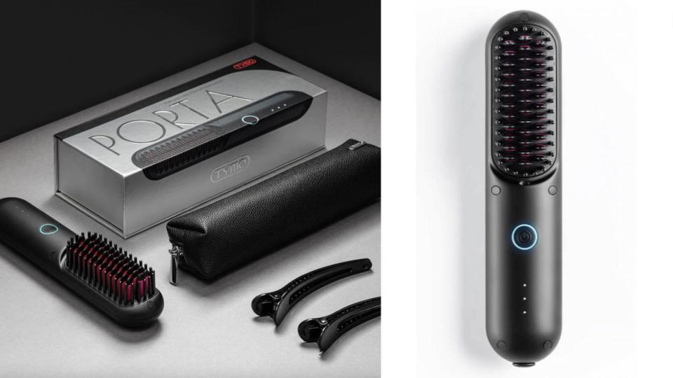 Toss this TikTok-approved cordless straightener into your bag for good hair days on the go