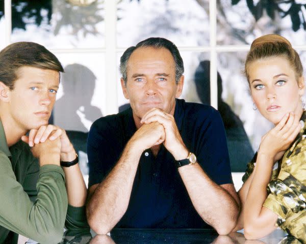 Silver Screen Collection/Getty Images Peter, Henry, and Jane Fonda