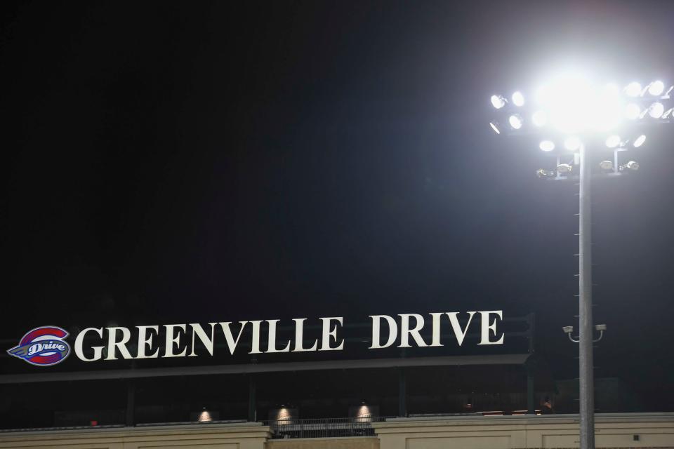 Fluor Field's new LED stadium lights on Friday, Dec. 8, 2023.