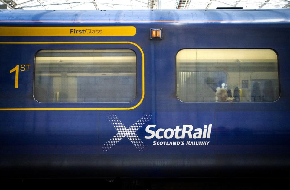 Members of the Rail, Maritime and Transport union at ScotRail will walk out on October 10 (Jane Barlow/PA) (PA Wire)